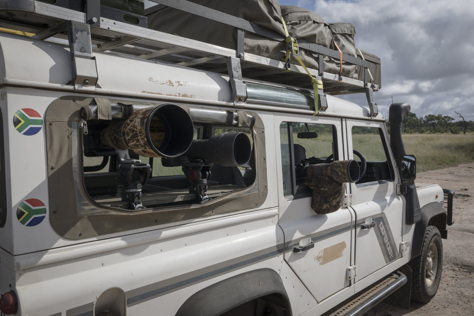 jeep fotografica kruger national park